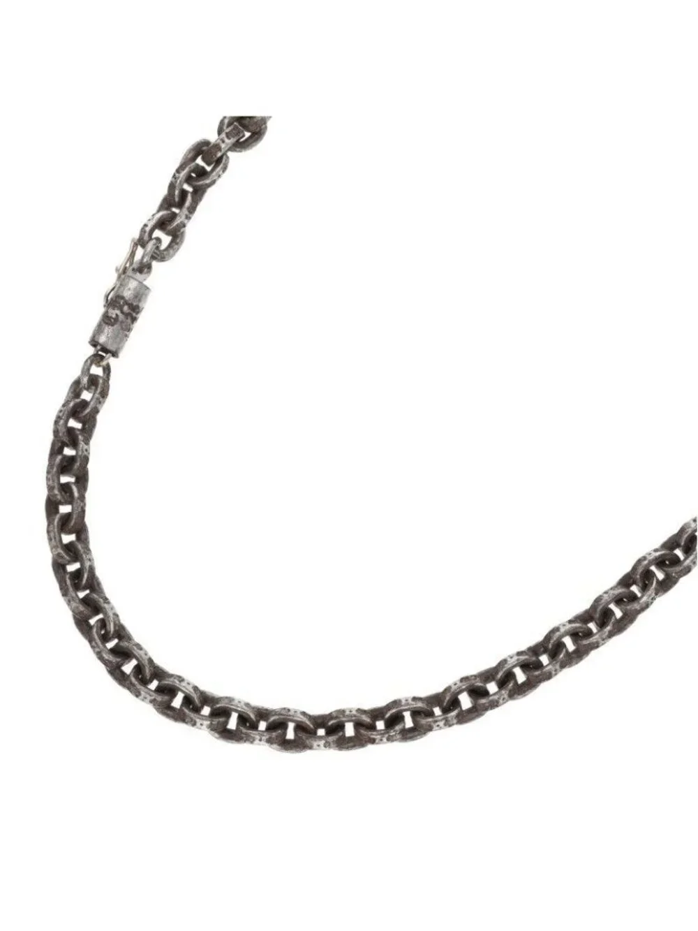 Chrome Hearts Paper Chain 30 Silver Necklace